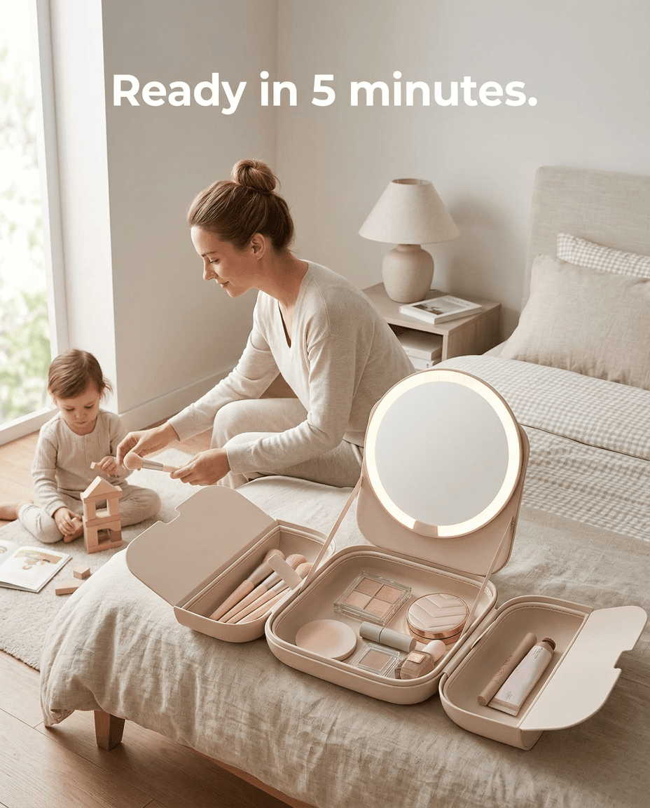 Kelva Lighted Beauty Case