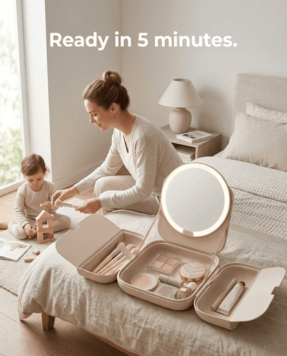 Kelva Lighted Beauty Case